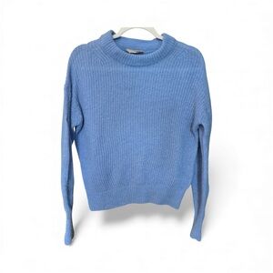 Everlane Cocoon Blue Alpaca Wool Crew Neck Sweater Sz S